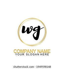 Initiallogo-Design-Brief für Handschrift WG