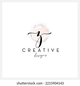 Handwriting letter Z logo, signature letter logo, suitable for business company.