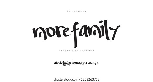 Handwriting Lettering Graffiti Font Alphabet 