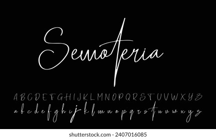 Vector de plantilla de logotipo de escritura a mano. concepto de logotipo de firma.