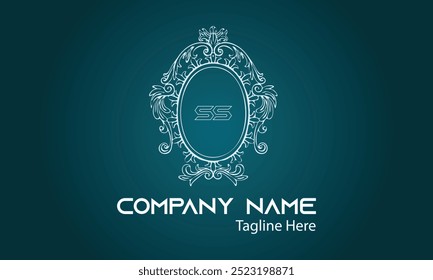 Handwriting logo template vector. signature logo concept. initial logo, botanical logo 