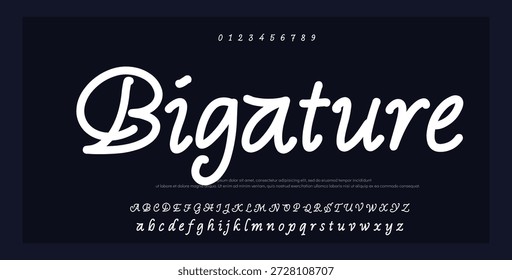 
Handwriting logo template vector. signature logo concept