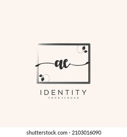  Handwriting logo vector of initial signature, wedding, fashion, jewerly, boutique, floral and botanical with creative template for any company or business.
