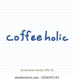 handwriting on checkered paper,Flat Modern design ,Vector illustration EPS 10
