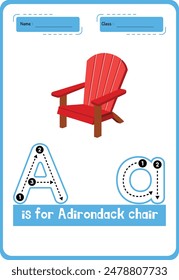 Handwriting pages  for children. Worksheets for learning letters A  with picture identification . Educational pages for preschool. Letter A