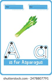 Handwriting pages  for children. Worksheets for learning letters A  with picture identification . Educational pages for preschool. Letter A