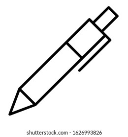 handwriting pen line icon vector