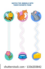 Handwriting practice. Basic writing skills early education. Educational children game. Vector illustration