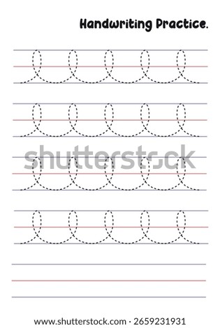 Handwriting Practice Sheets for Kids – Prewriting Tracing Lines, Curves, Patterns, Spirals, Triangles, Square's, ovals, hexagonal, circles, opals, etc. for Fine Motor Skills Development.