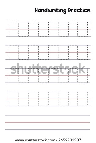 Handwriting Practice Sheets for Kids – Prewriting Tracing Lines, Curves, Patterns, Spirals, Triangles, Square's, ovals, hexagonal, circles, opals, etc. for Fine Motor Skills Development.