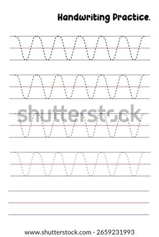 Handwriting Practice Sheets for Kids – Prewriting Tracing Lines, Curves, Patterns, Spirals, Triangles, Square's, ovals, hexagonal, circles, opals, etc. for Fine Motor Skills Development.