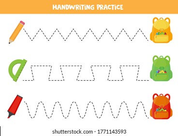 hand writing worksheets images stock photos vectors shutterstock