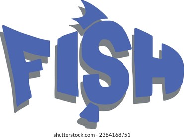 the handwriting says the fish looks fresh and charming
