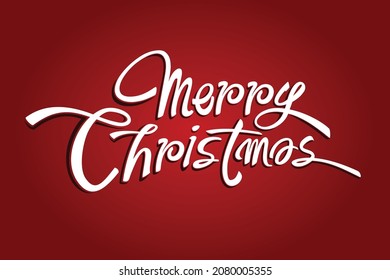 Escritura a mano de escritura y Navidad con arte de línea. Vector de cubierta de la línea de tiempo de Navidad.
