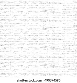 handwriting seamless pattern. Vector