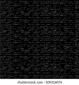 handwriting seamless pattern. Vector