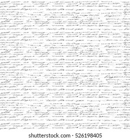 handwriting seamless pattern. Vector