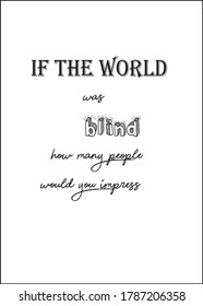 Handwriting short Quote for T-shirt Mock-up design.