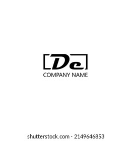 Handschrift Unterschrift De anfängliche moderne Logo-Design Konzeption