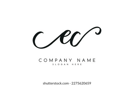 EC Letter Logo Design with Elegant Minimalist Look.EC Icon vector with  creative design modern look. 5353093 Vector Art at Vecteezy