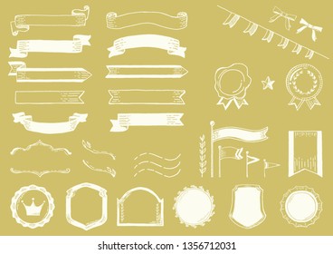 リボン 手書き フレーム Stock Illustrations Images Vectors Shutterstock