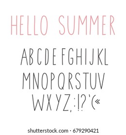 handwriting type