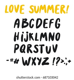 handwriting type