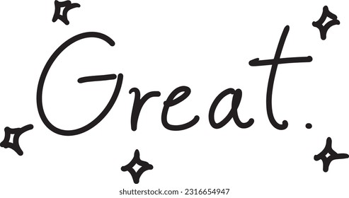 Diseño sencillo de escritura a mano
Palabras: Grande
