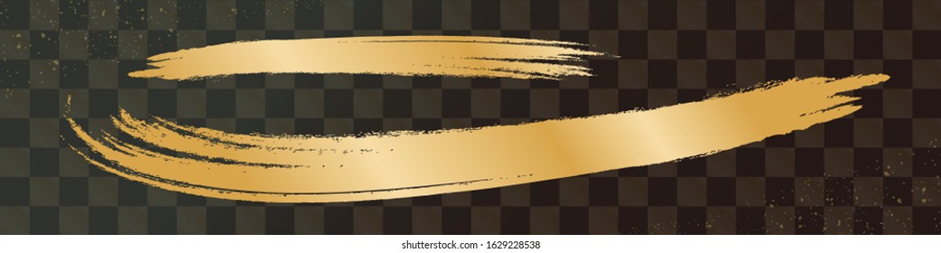 Handwriting written with a brush, Japanese style material, design element, analog touch, line written with ink