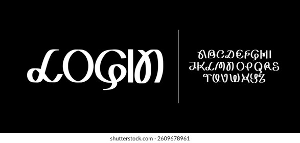 Handwritten Aesthetic Font. Regular Lettering. Fashion Font. Uppercase font design.