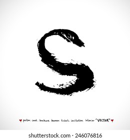 Handwritten alphabet / vector - calligraphy