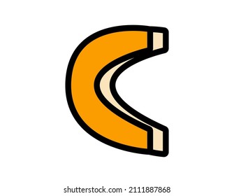 Alfabeto escrito a mano. Vector. Ilustración. Letra mayúscula.