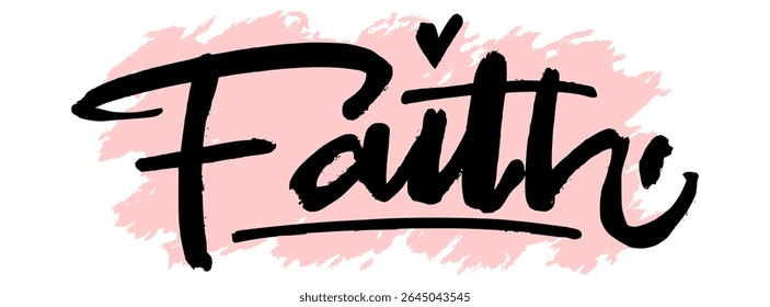 Grafite preto manuscrito nome "Fé" com fundo rosa splatter. Estilo de tag feminina e arrojada para adesivos digitais, moda de rua e projetos de grafite urbano.