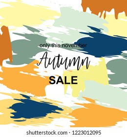 Handwritten brush calligraphy catchwords. Vector hand lettering for  poster, card or for web banners.