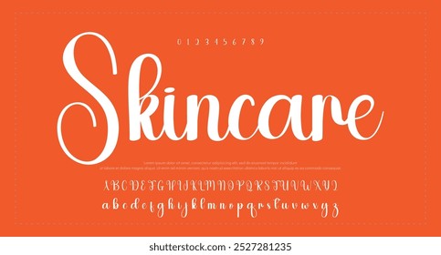 Handwritten Brush font for lettering quotes. Hand drawn brush style modern calligraphy.