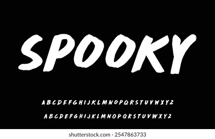 Handwritten Brush font for lettering quotes. Hand drawn brush style modern calligraphy