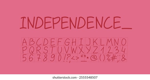 Handwritten calligraphic font, script alphabet, hand drawn typeface in simple written style, pen, vector illustration. Modern calligraphic font. Funny written calligraphic font.