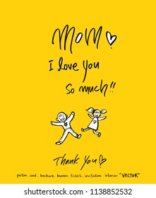 Handwritten calligraphy / anniversary greeting - vector
