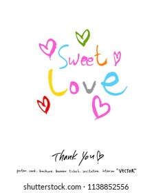 Handwritten calligraphy / anniversary greeting - vector