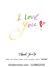 Handwritten calligraphy / anniversary greeting - vector