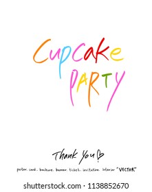 Handwritten calligraphy / anniversary greeting - vector