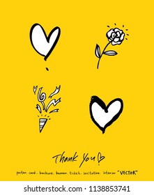 Handwritten calligraphy / anniversary greeting - vector