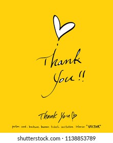 Handwritten calligraphy / anniversary greeting - vector