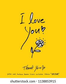 Handwritten calligraphy / anniversary greeting - vector