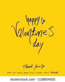 Handwritten calligraphy / anniversary greeting - vector