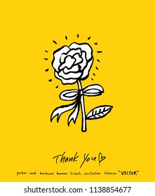 Handwritten calligraphy / anniversary greeting - vector