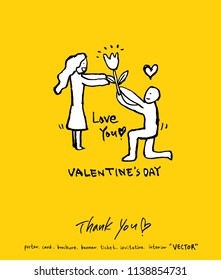 Handwritten calligraphy / anniversary greeting - vector