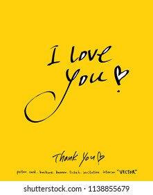 Handwritten calligraphy / anniversary greeting - vector