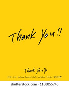 Handwritten calligraphy / anniversary greeting - vector