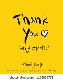 Handwritten calligraphy / anniversary greeting - vector
